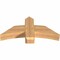 Ekena Millwork Bellingham Timber Gable Bracket, Western Red Cedar, 36"W x 16"H x 5 1/2"D x 5 1/2"F, 11/12 Pitch GBW036X16X0606BEL00SWR - alternate 5